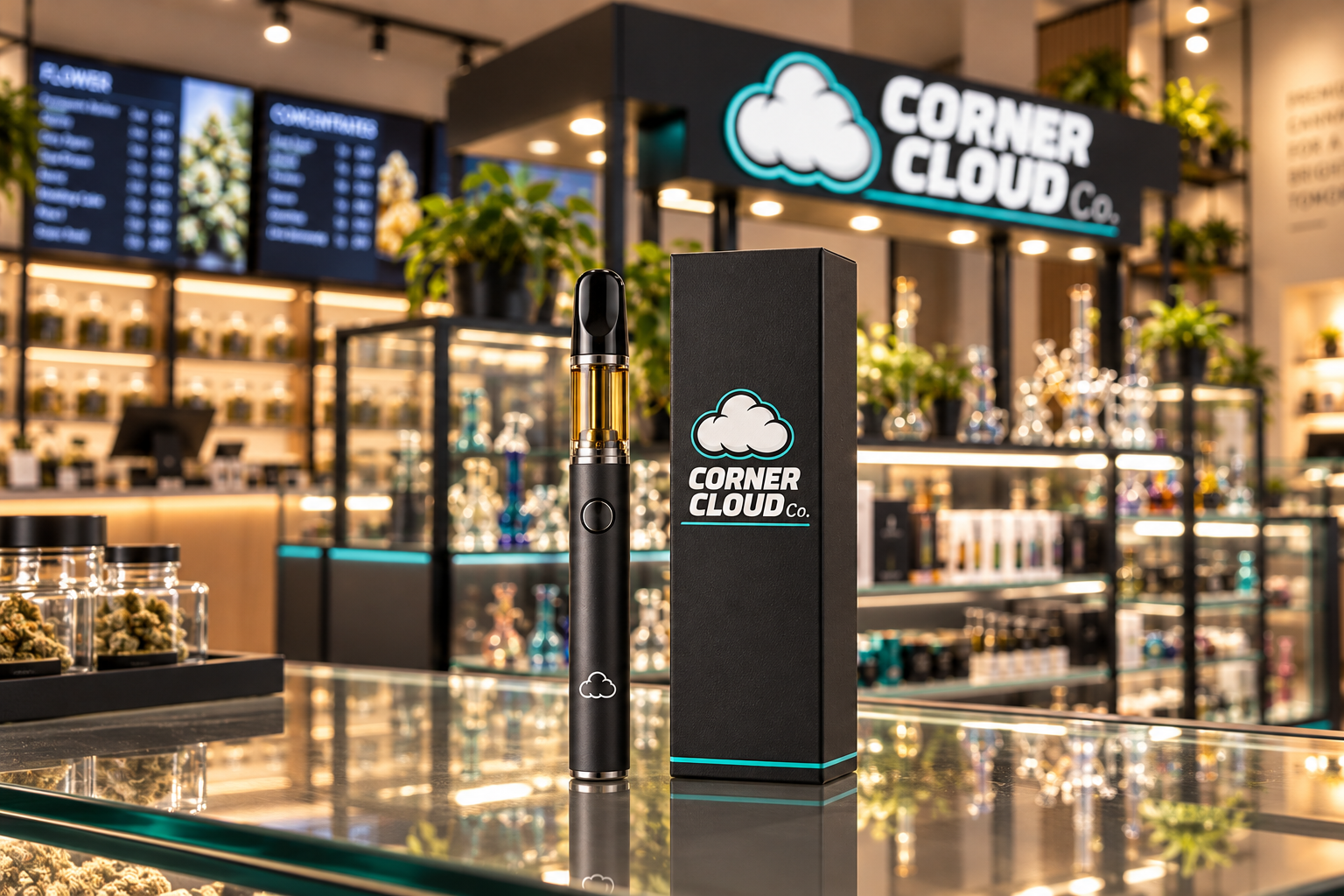 Concept visual: Corner Cloud branded product