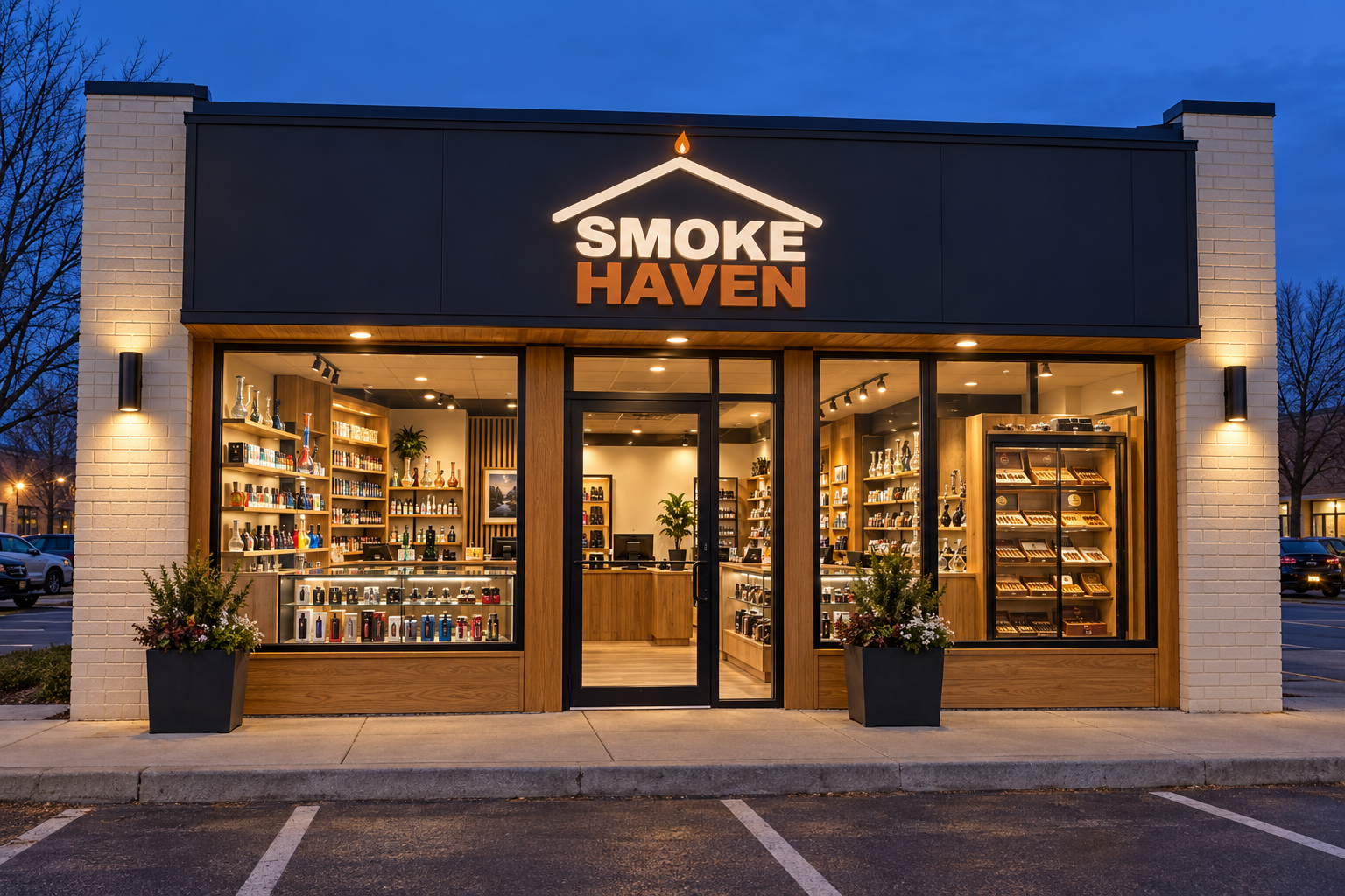 Concept visualization: The familiar smoke shop, with a stronger foundation