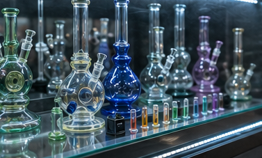 Concept visual: glassware display case