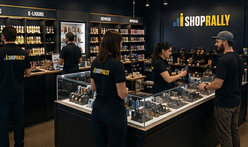 Concept visual: Shoprally branded staff on the retail floor